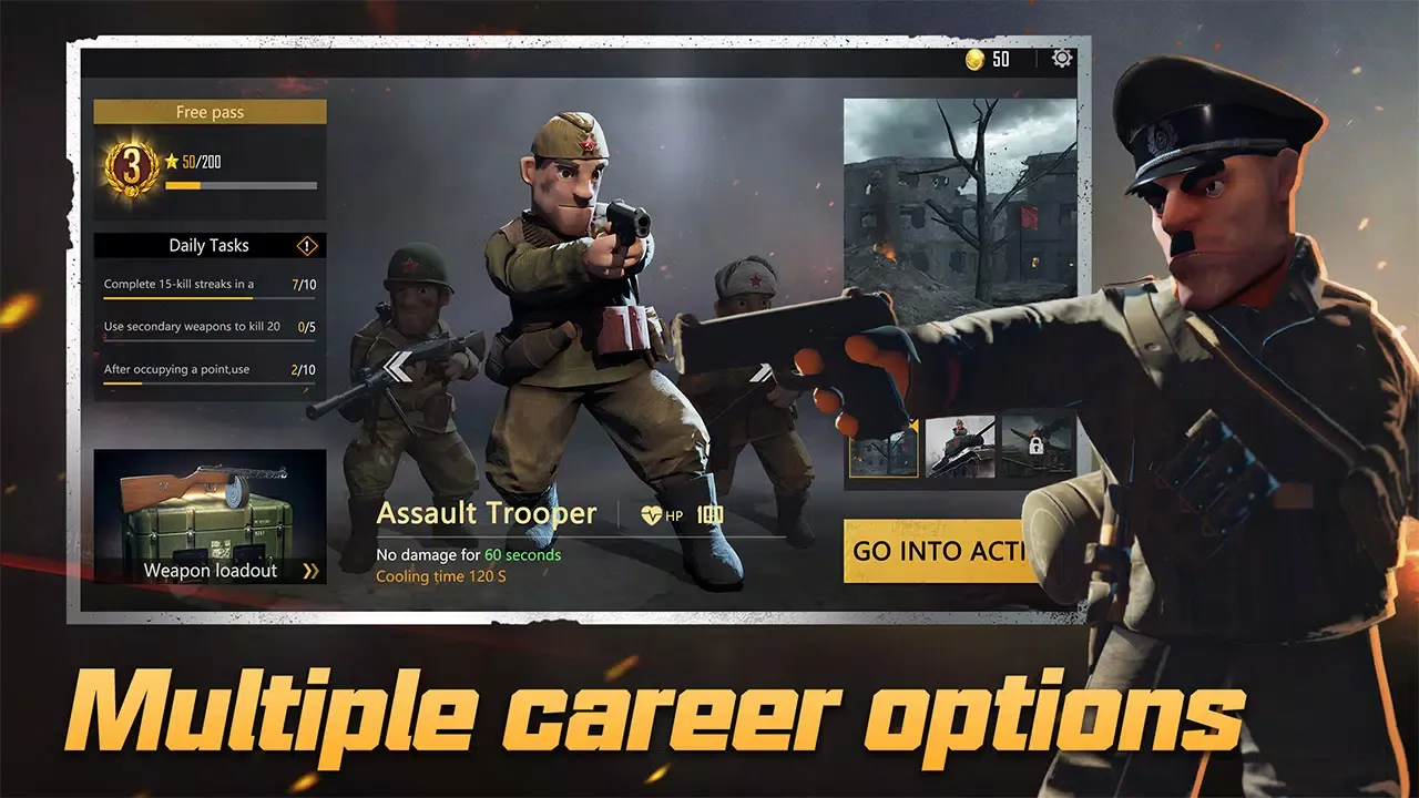 World War Ⅱ:Heroes Shoot Game Screenshots