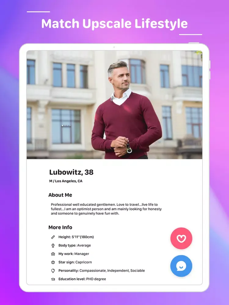 Zrzuty ekranu SDM: Serious & Discreet Meet iPad 