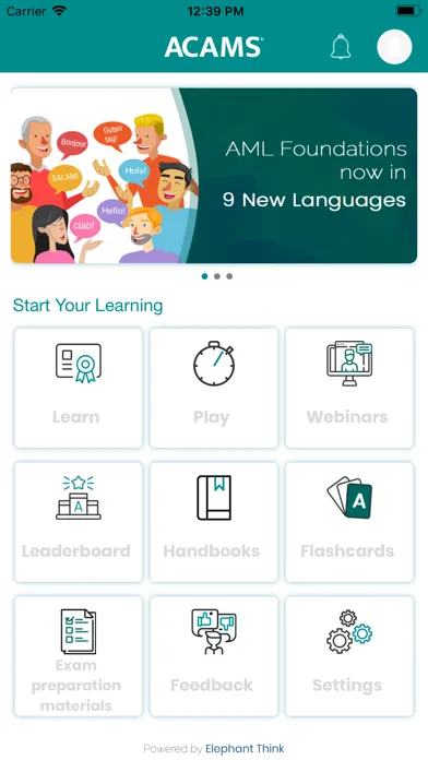 Скриншоты ACAMS-Smart Learning Platform