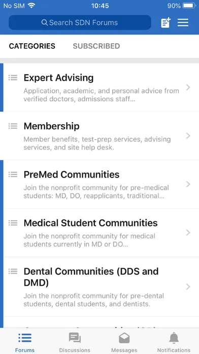 SDN Forums Screenshots
