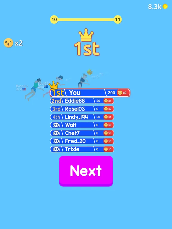 Capturas de tela do Aqua Jump! iPad 