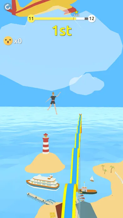 Capturas de tela do Aqua Jump!