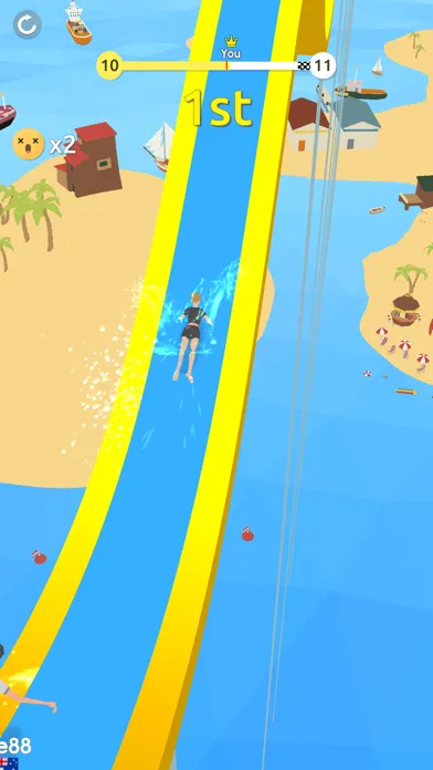 Capturas de tela do Aqua Jump!