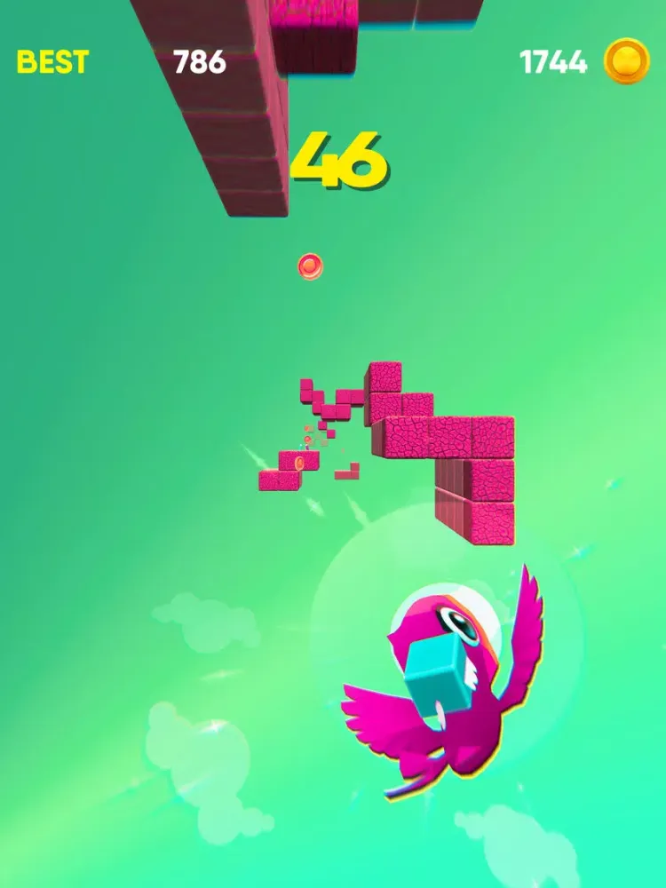 Fallin' Birds iPad  स्क्रीनशॉट