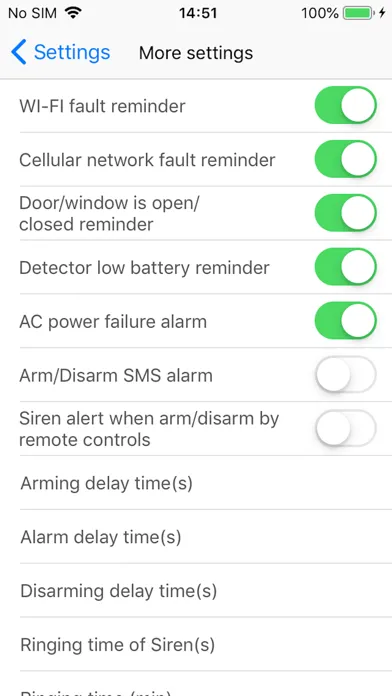 iCare Alarm سکرین شاٹس