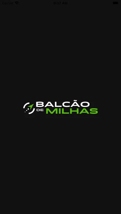 Capturas de tela do Balcão de Milhas