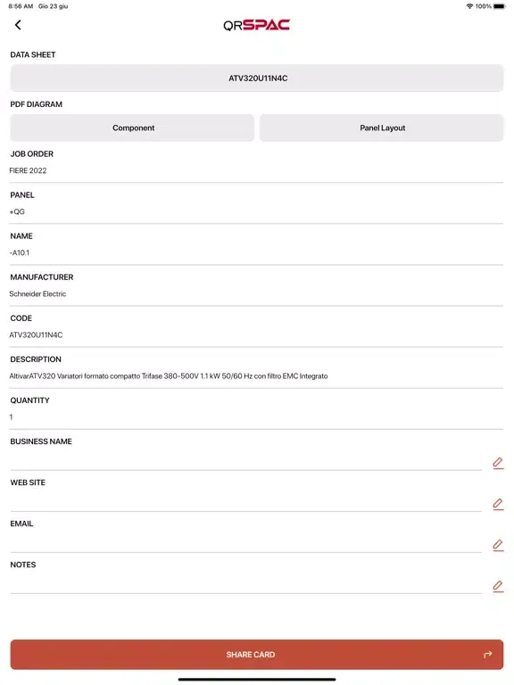 تصاویر QR Code SPAC iPad 