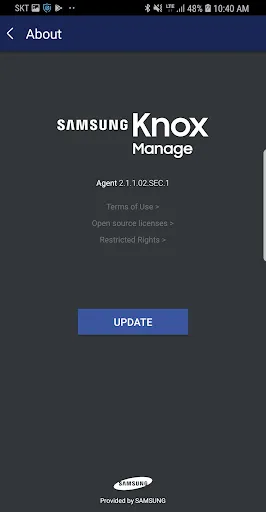 تصاویر Samsung Knox Manage