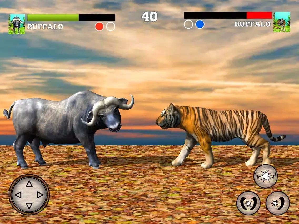 Wild Animal Kung Fu Fighting iPad 應用截圖