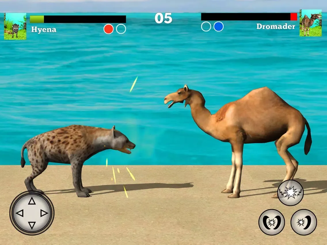 Wild Animal Kung Fu Fighting iPad 應用截圖