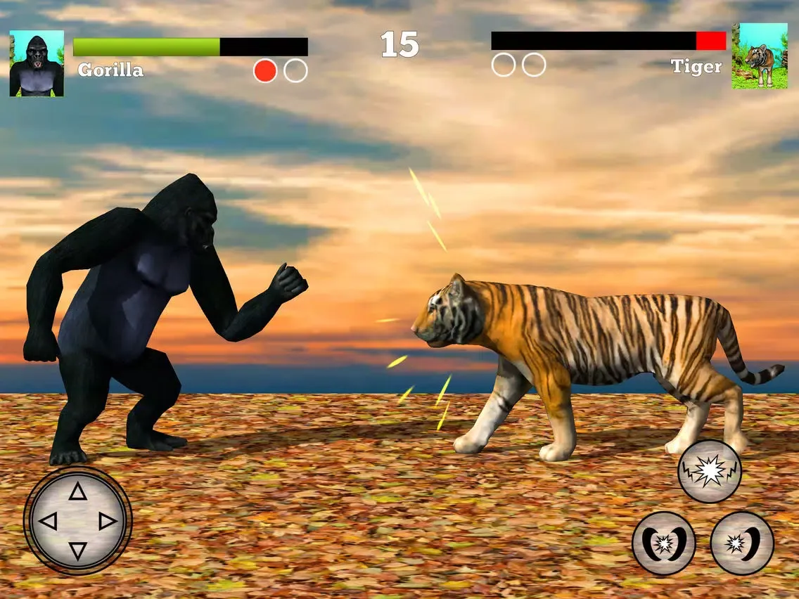 Wild Animal Kung Fu Fighting iPad 應用截圖