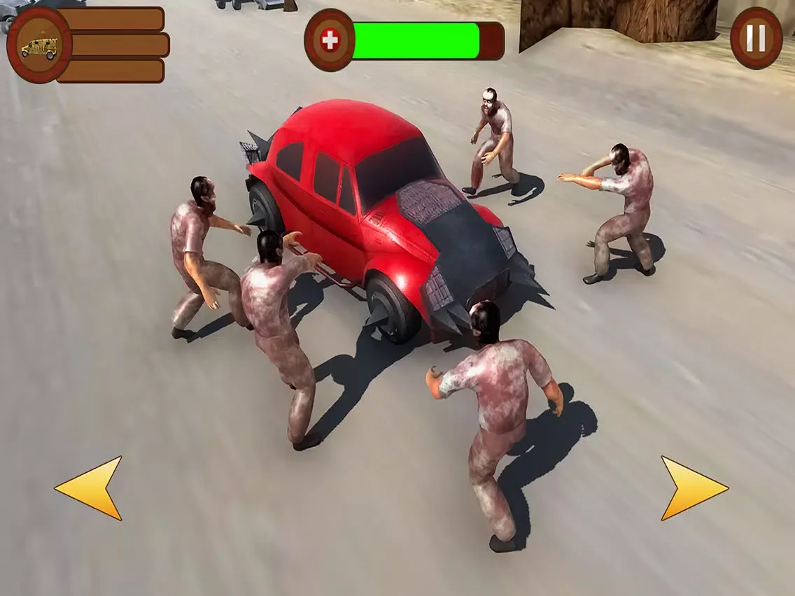 Tangkapan skrin Zombie Roadkiller Highway Race iPad 