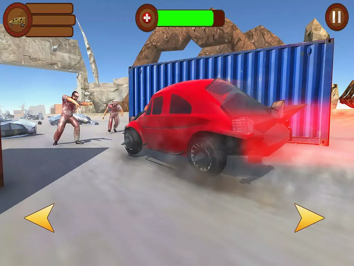 Tangkapan skrin Zombie Roadkiller Highway Race iPad 