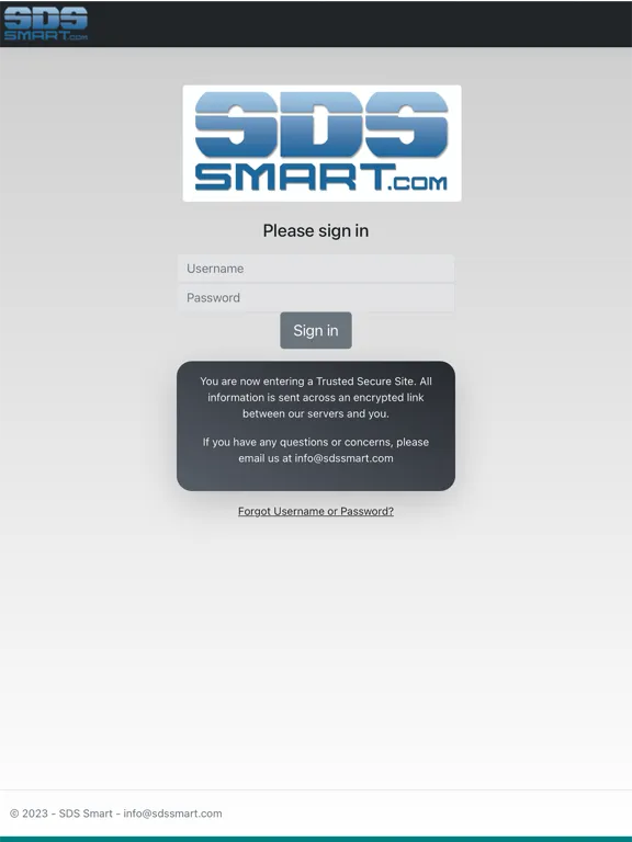 SDS Smart iPad  스크린샷
