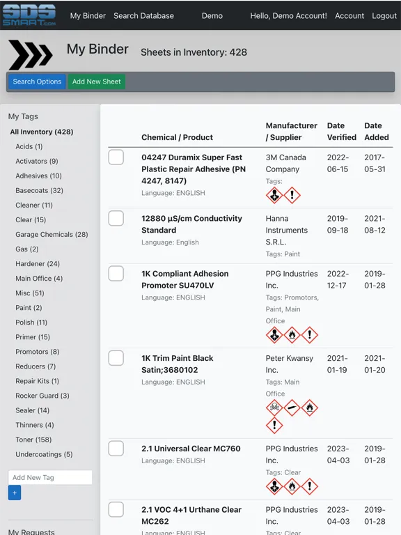 SDS Smart iPad  스크린샷