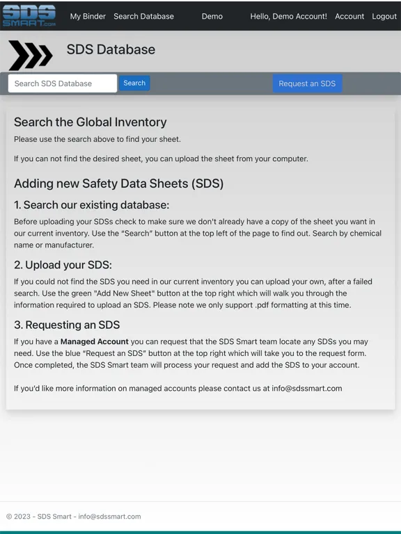SDS Smart iPad  스크린샷