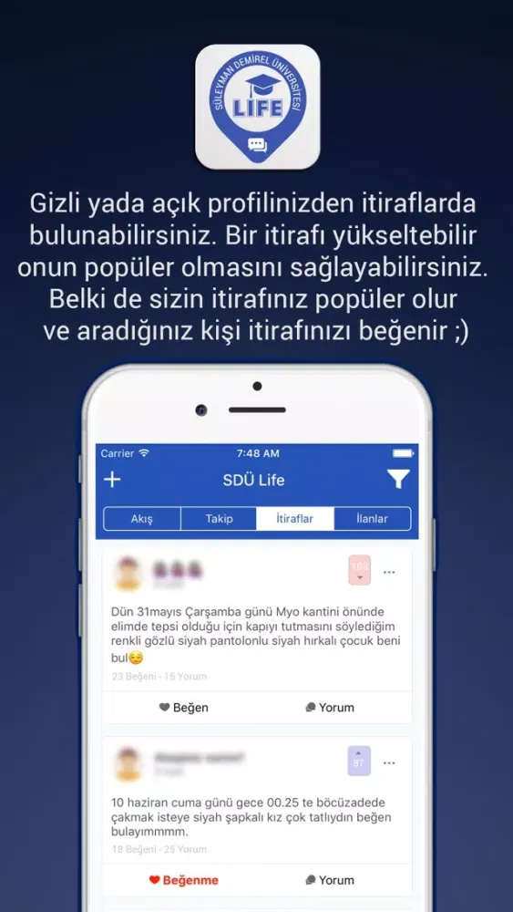 SDU Life - Sosyal Ağ Platformu স্ক্রিনশট