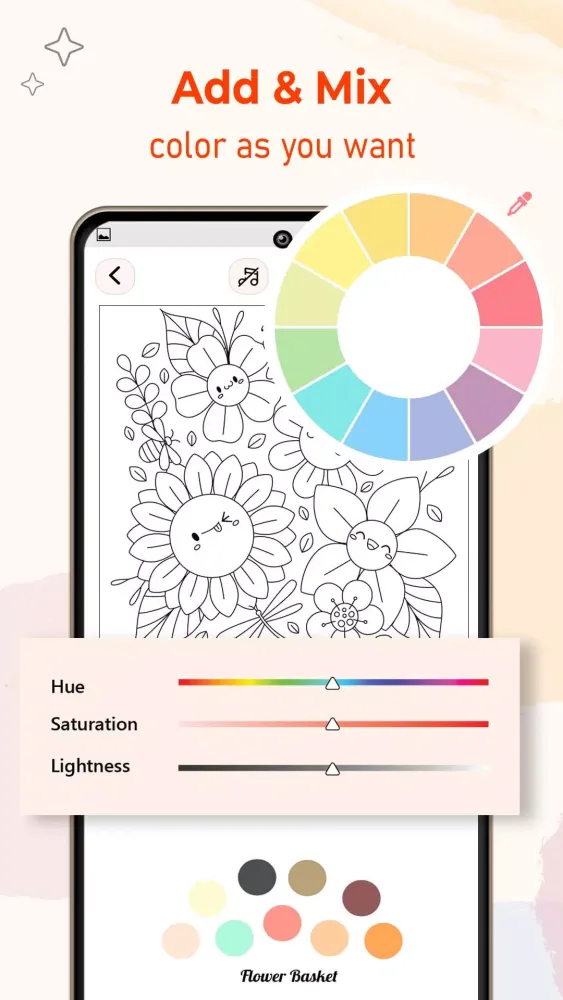 Capturas de tela do Coloring Games: Color Painting