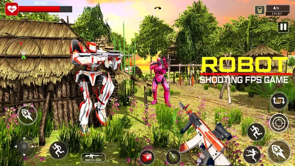 Robot Shooting FPS Game应用截图