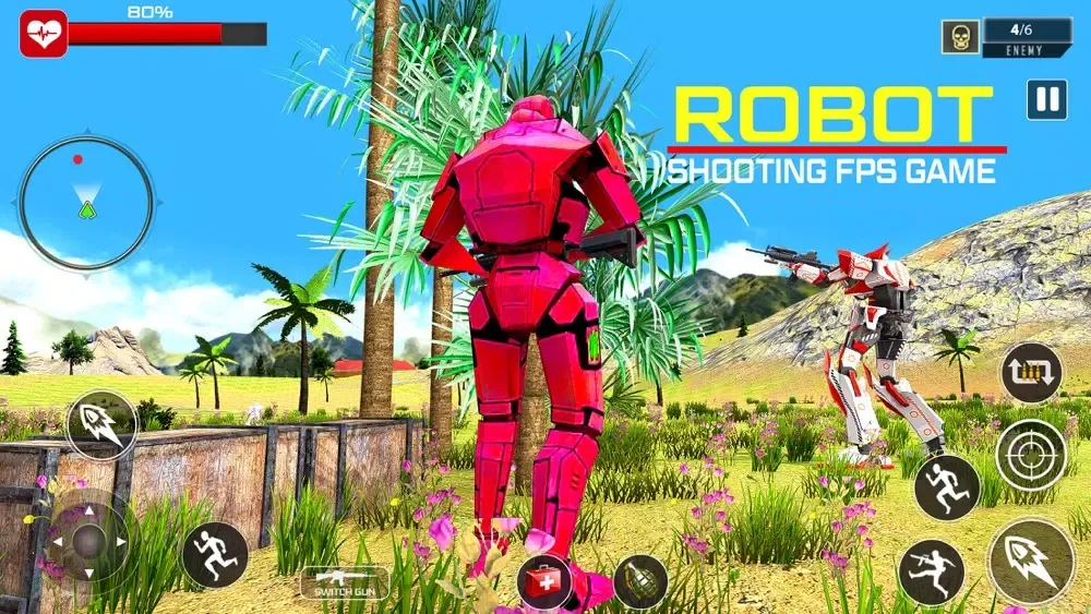 Robot Shooting FPS Game应用截图