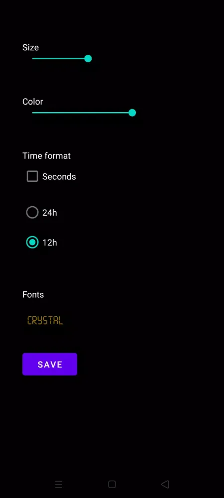Fullscreen Clock स्क्रीनशॉट