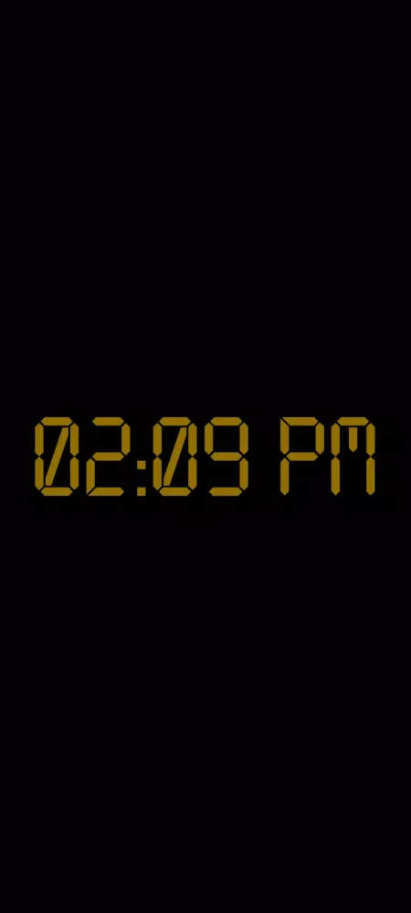 Fullscreen Clock स्क्रीनशॉट