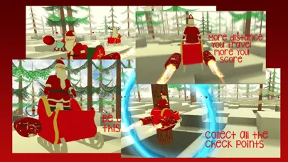 Jetpack Santa Christmas Game Screenshots