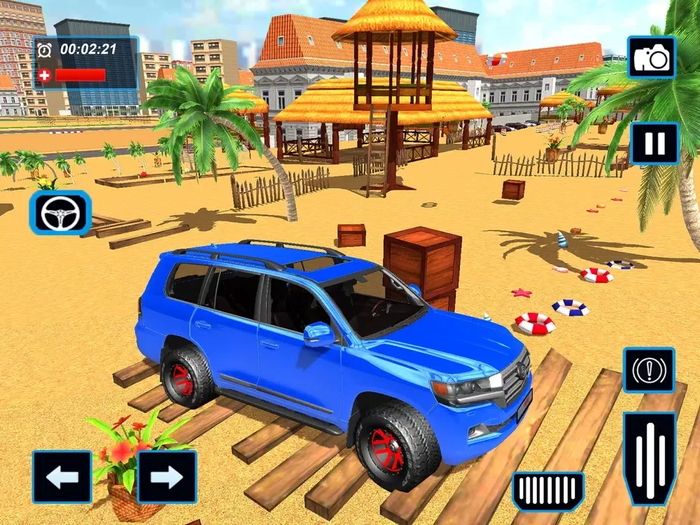 Capturas de tela do Land Cruiser Reverse Beach Par iPad 