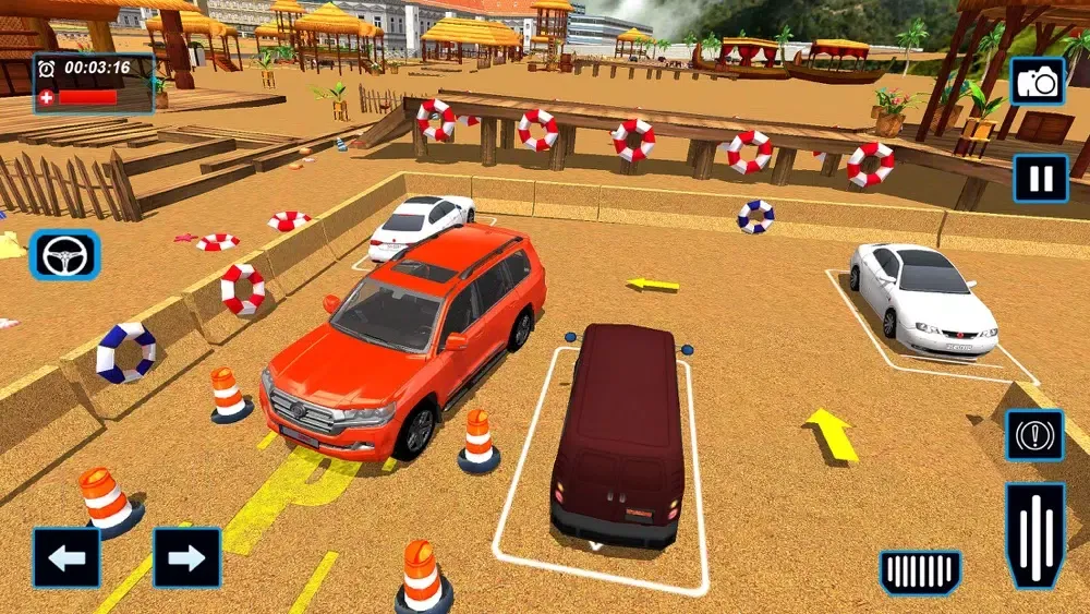 Capturas de tela do Land Cruiser Reverse Beach Par