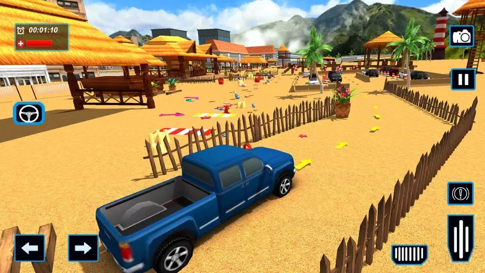 Capturas de tela do Land Cruiser Reverse Beach Par
