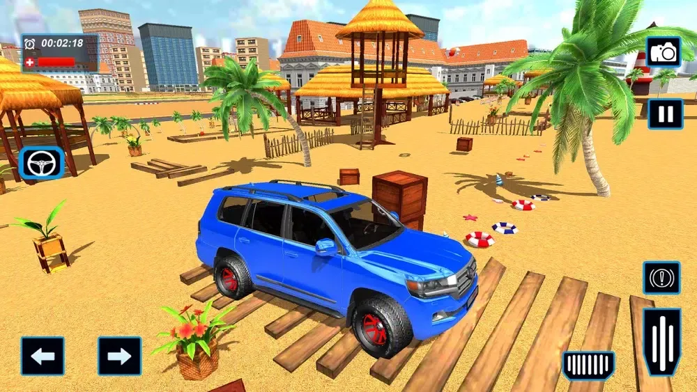Capturas de tela do Land Cruiser Reverse Beach Par