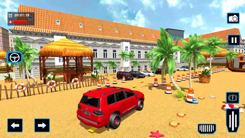 Capturas de tela do Land Cruiser Reverse Beach Par
