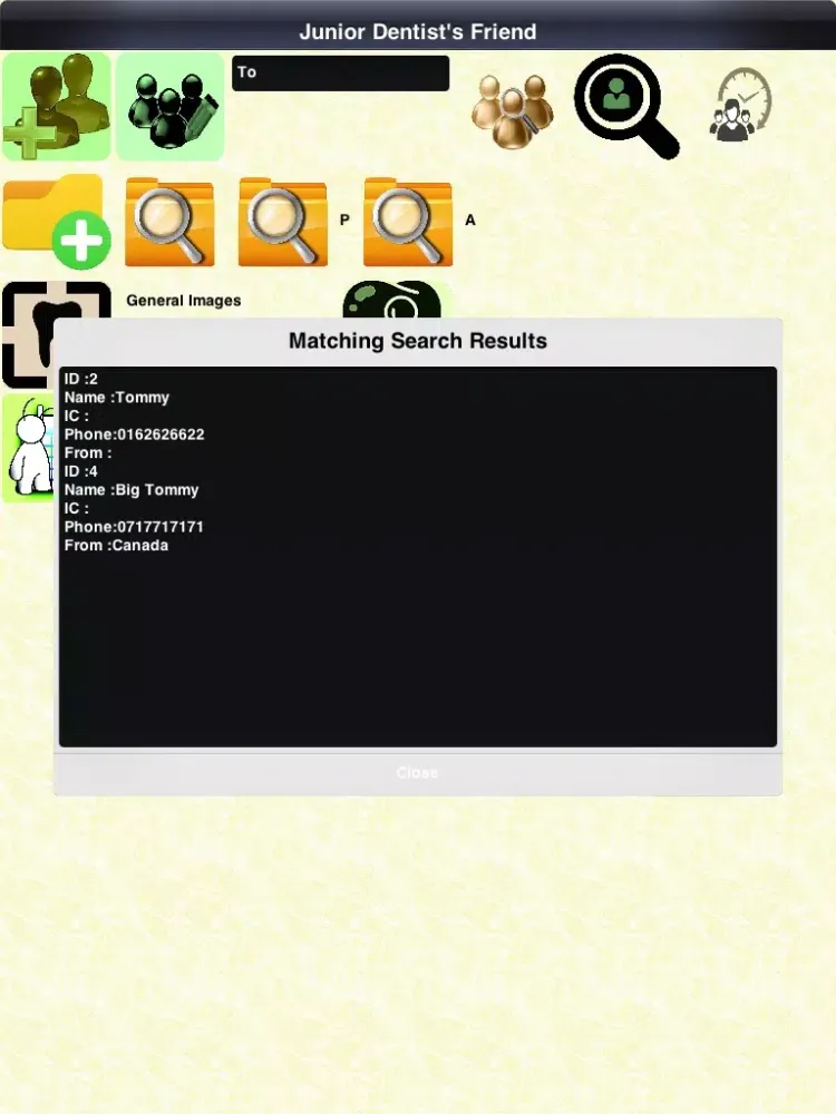 Screenshot di FriendOfJuniorDentists iPad 