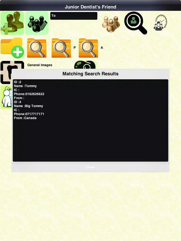 Screenshot di FriendOfJuniorDentists iPad 