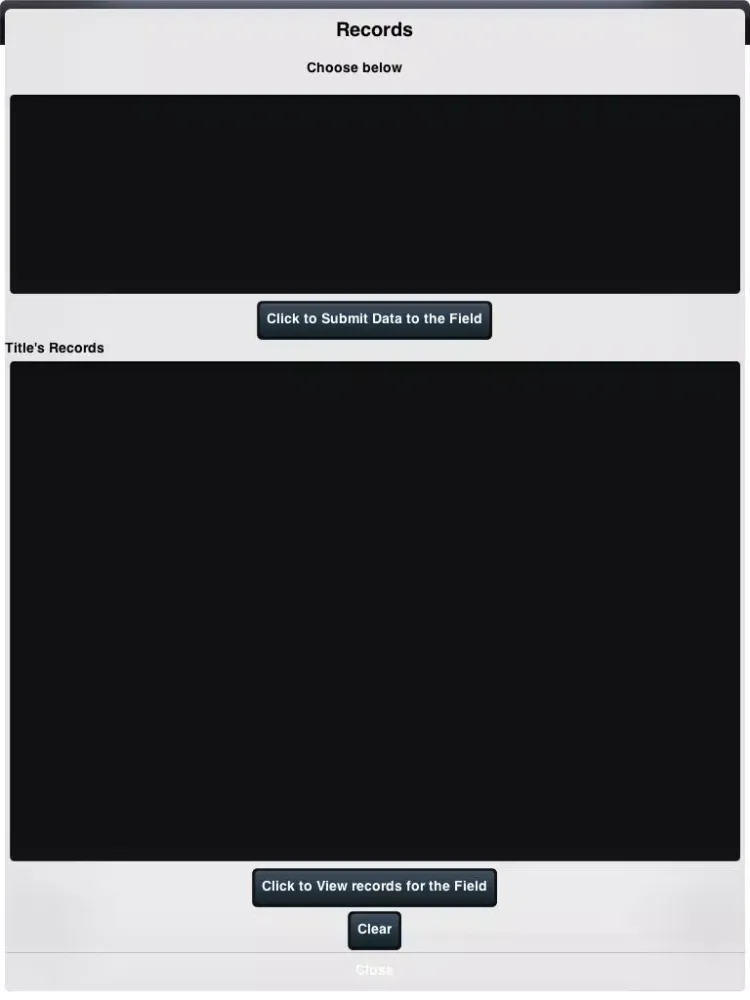 Capturas de tela do ManagePatients iPad 