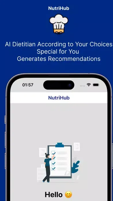 AI Dietician | NutriHub Screenshots