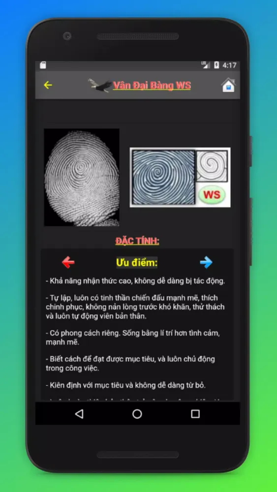 SINH TRẮC VÂN TAY - HOA TAY سکرین شاٹس