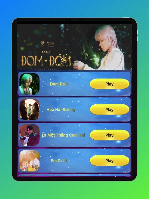 Đom Đóm Jack J97 Piano Tiles iPad  スクリーンショット