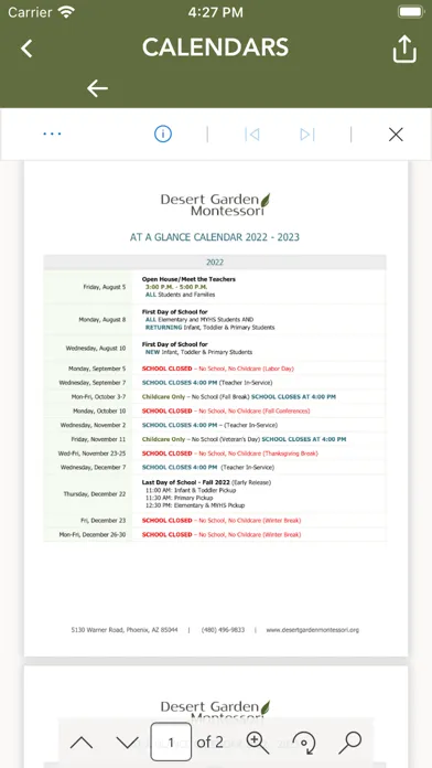 Desert Garden Montessori 스크린샷
