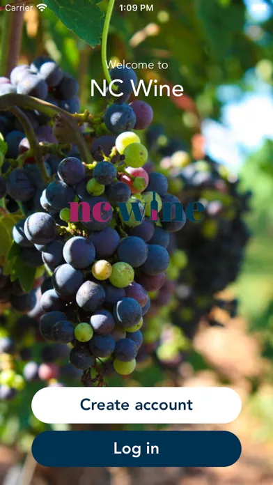 Tangkapan skrin NC Wine