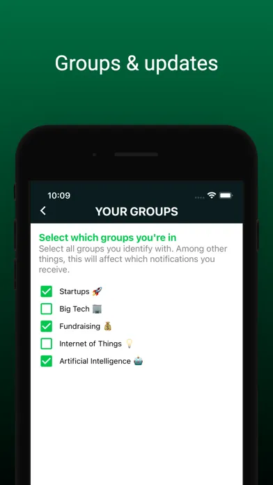Ảnh chụp màn hình của TechCrunch News Reader