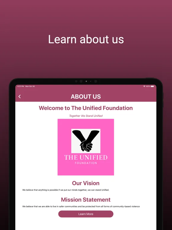 The Unified Foundation iPad  स्क्रीनशॉट
