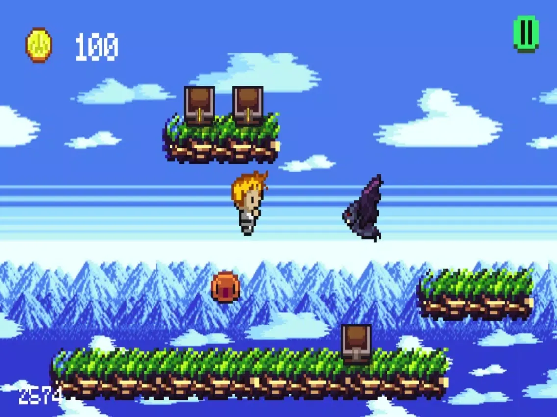 Pixel Bro: Endless Runner iPad 应用截图