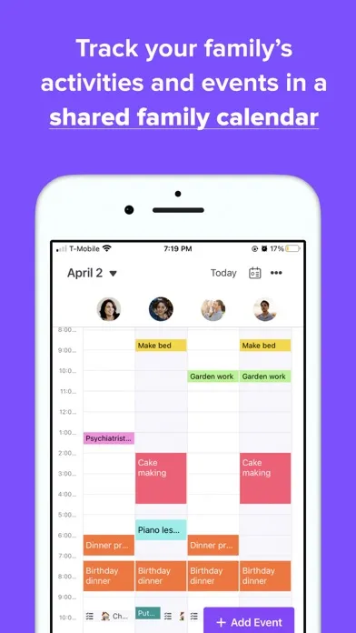 Zrzuty ekranu Family Daily - Organizer