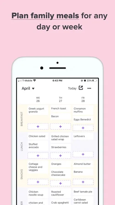 Zrzuty ekranu Family Daily - Organizer