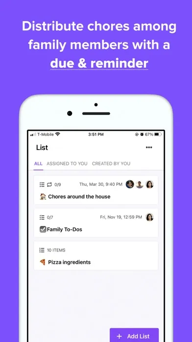 Zrzuty ekranu Family Daily - Organizer