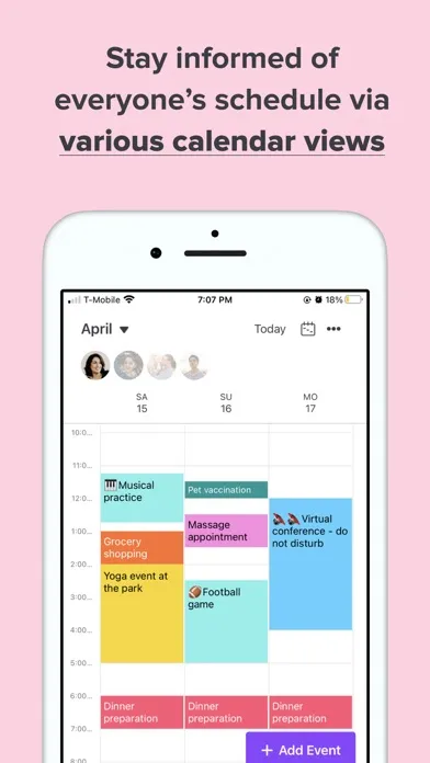 Zrzuty ekranu Family Daily - Organizer