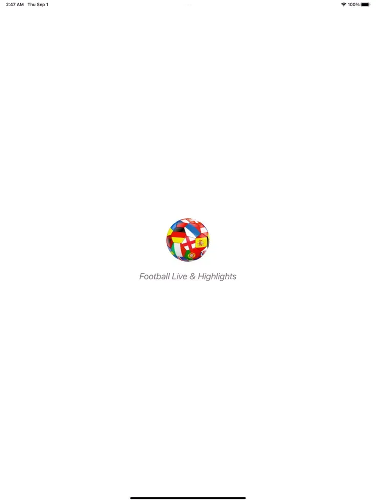 تصاویر Football Live & Highlights iPad 