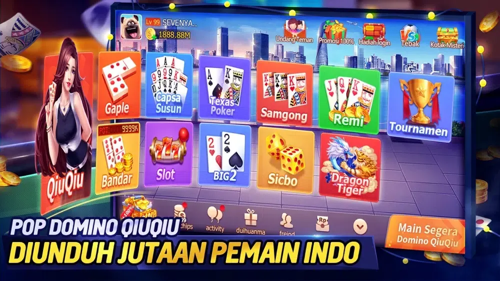 Capturas de pantalla de POP Domino QiuQiu 2020 Gaple