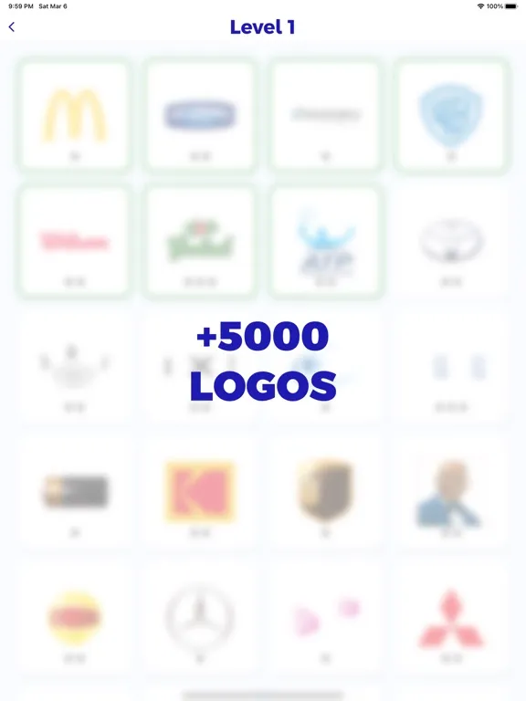 Logo Quiz – Guess the brand ! iPad 应用截图